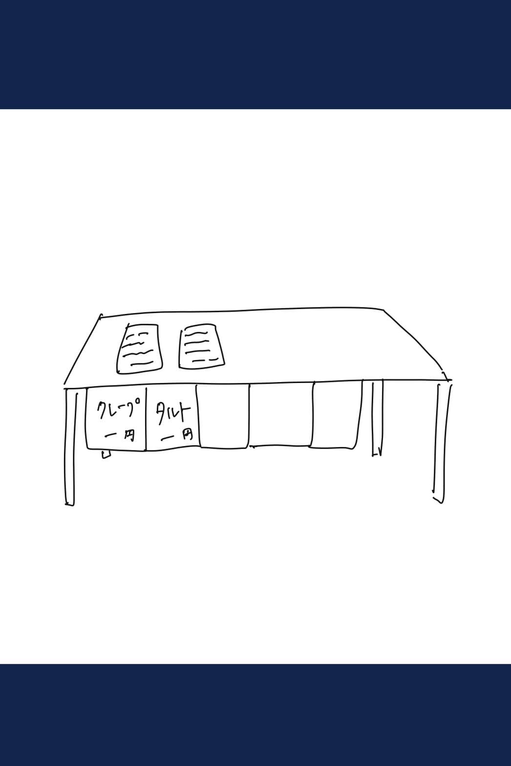 給食のデザート(女子バレーボール部)